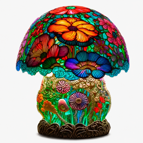 Handcrafted Stained Glass Table Lamp