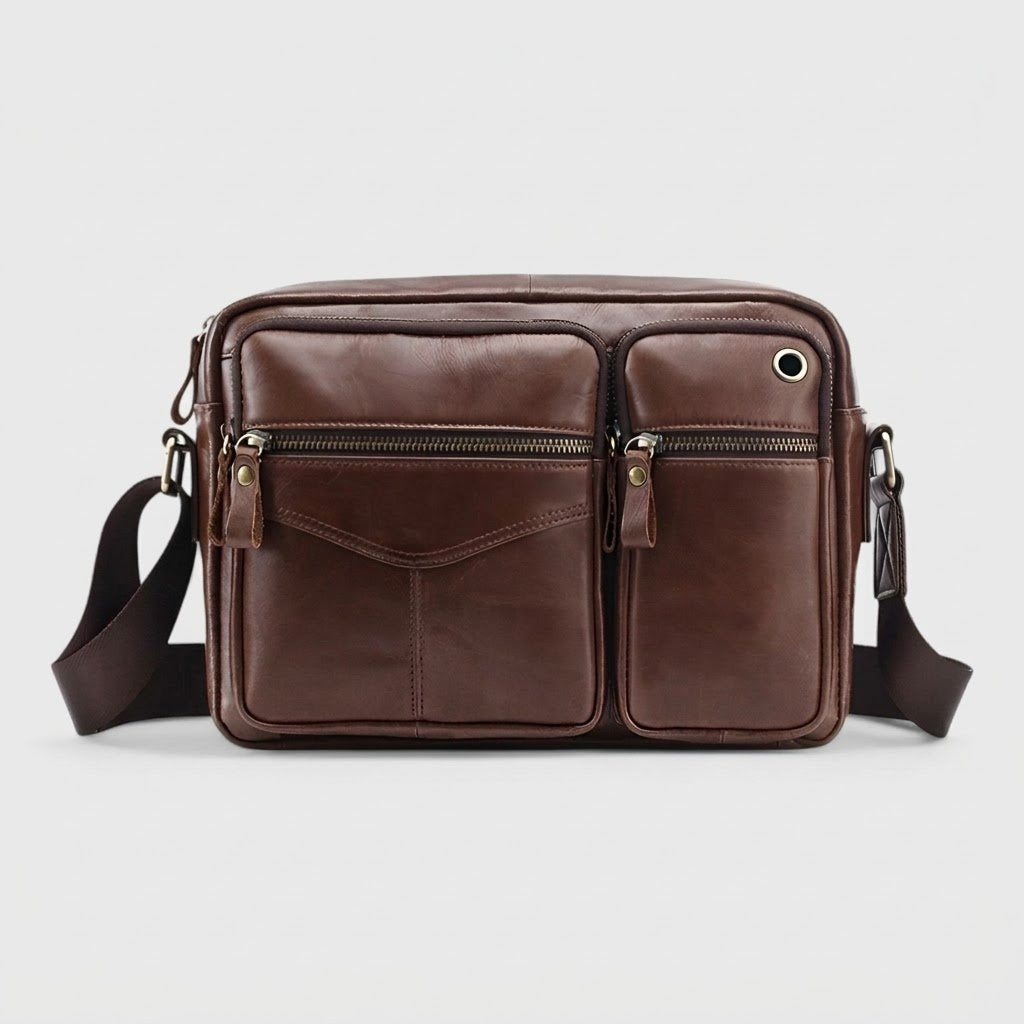Men's Refined Premium Leather Everyday Bag