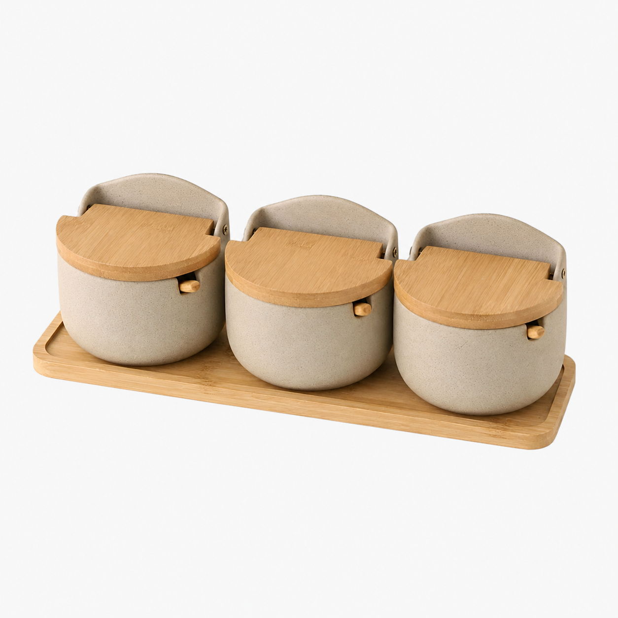 house & garden : Spice Box Ceramic Container in 3-piece set van Vandaliamo