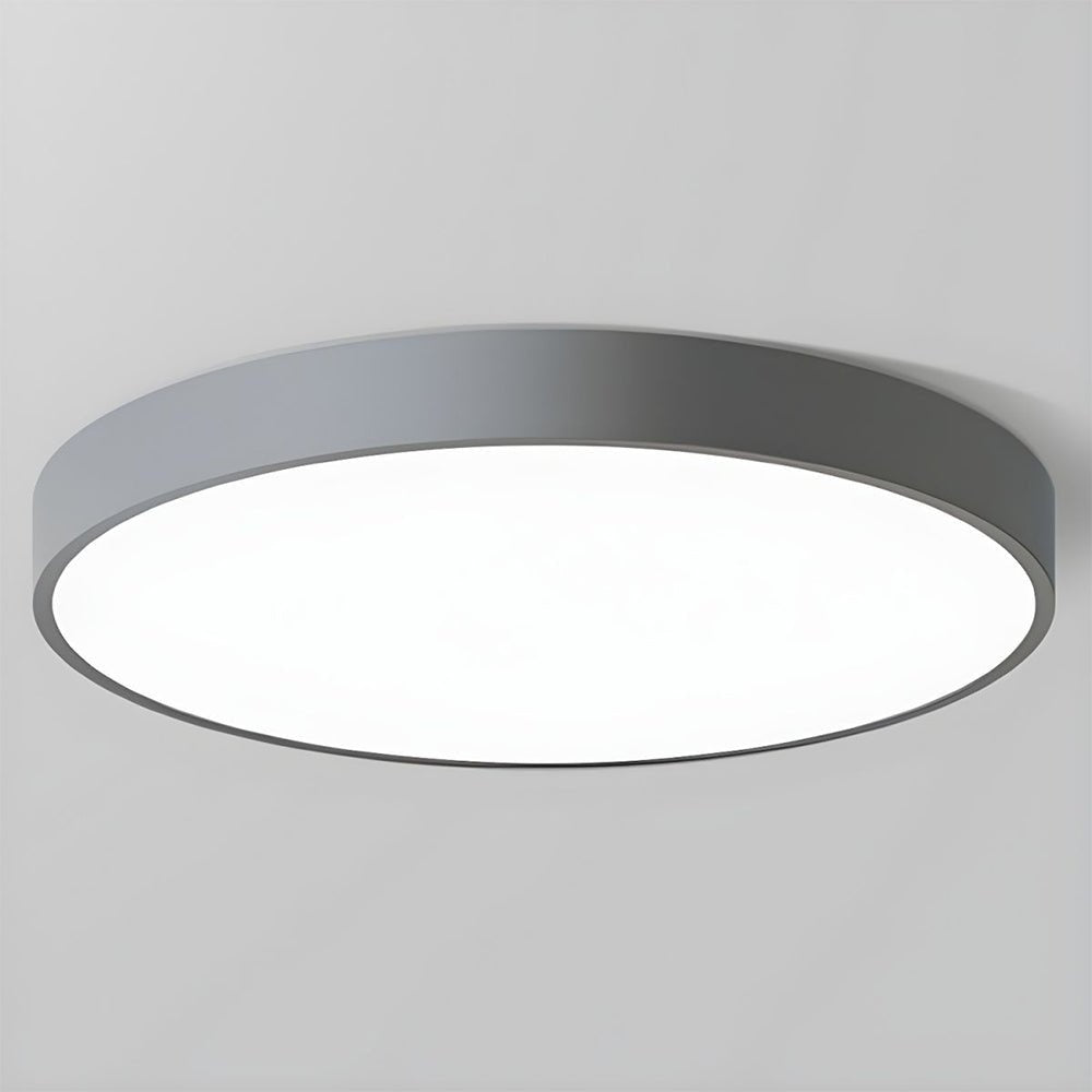 Modern Round LED Flush Ceiling Light Flat Disk