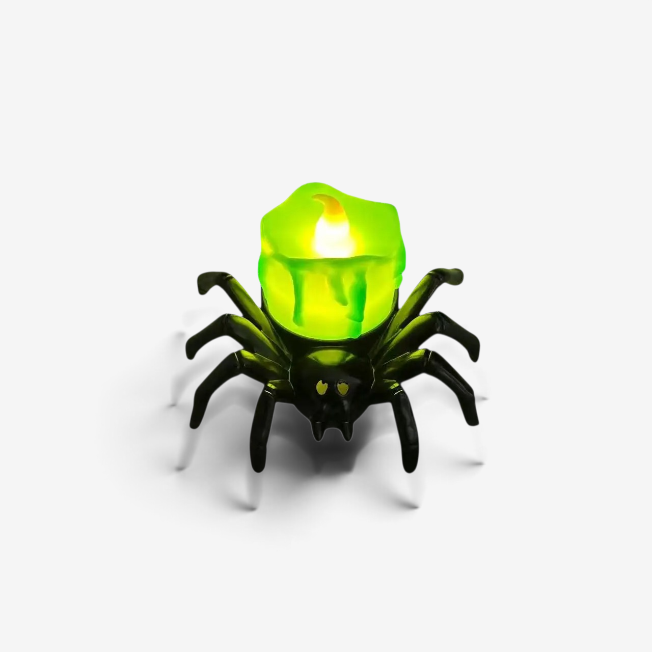 Gifts – Seasonal – Halloween : Spider-Shaped Decorative Halloween Candle Holder in Spider Green Candle van Vandaliamo