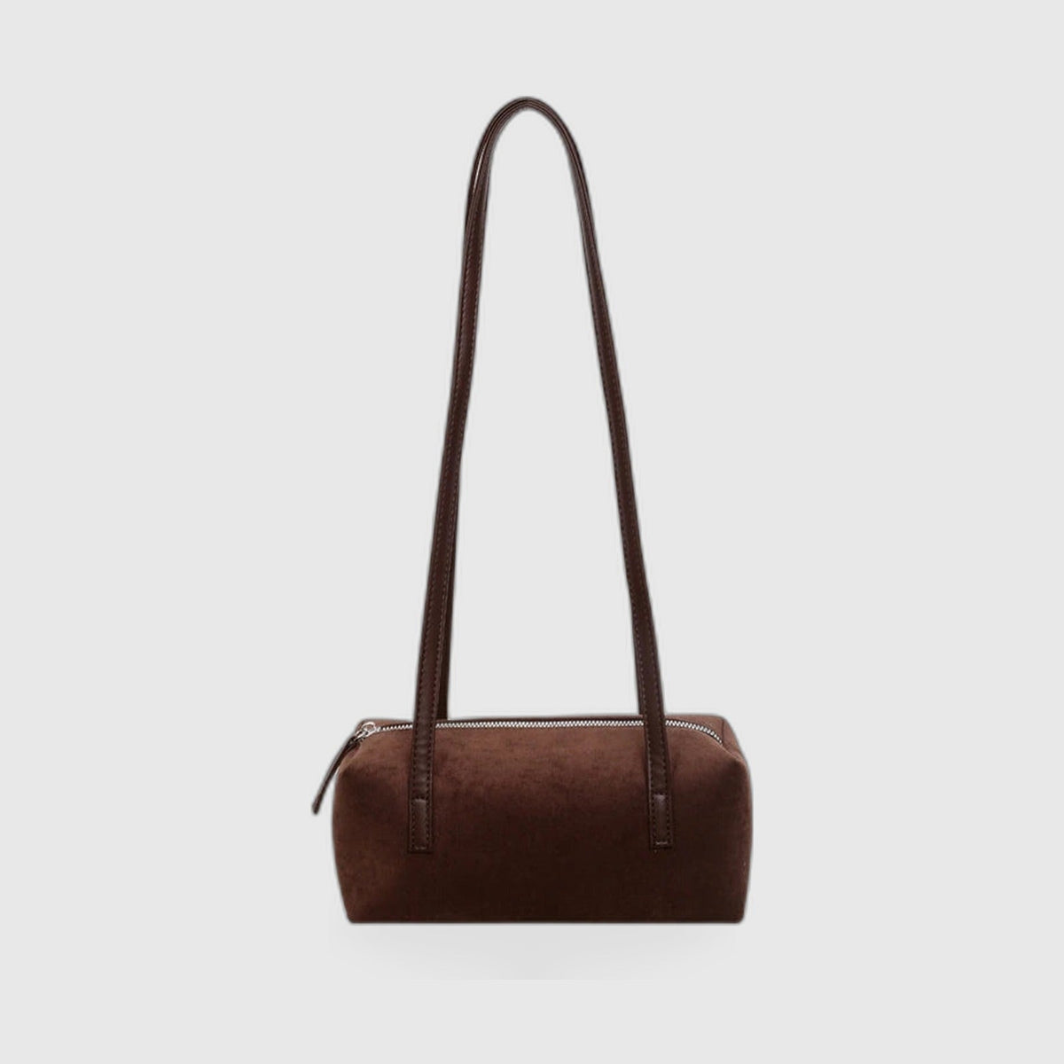 Shoulder Bag : Compact Barrel Underarm Bag – Small Zip Shoulder Tote in van Vanda Liamo