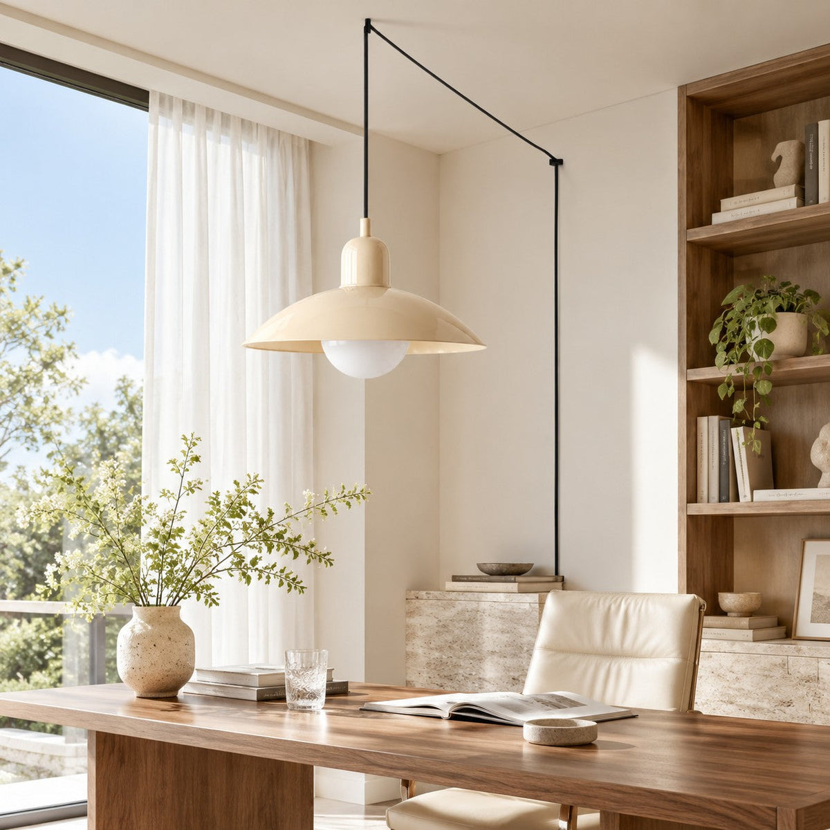 Home Decor : Mid Century Bauhaus Plug-In Pendant Light in van Vandaliamo