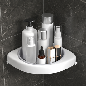 home & garden : 360° Rotating Corner Storage Rack in White van Vandaliamo