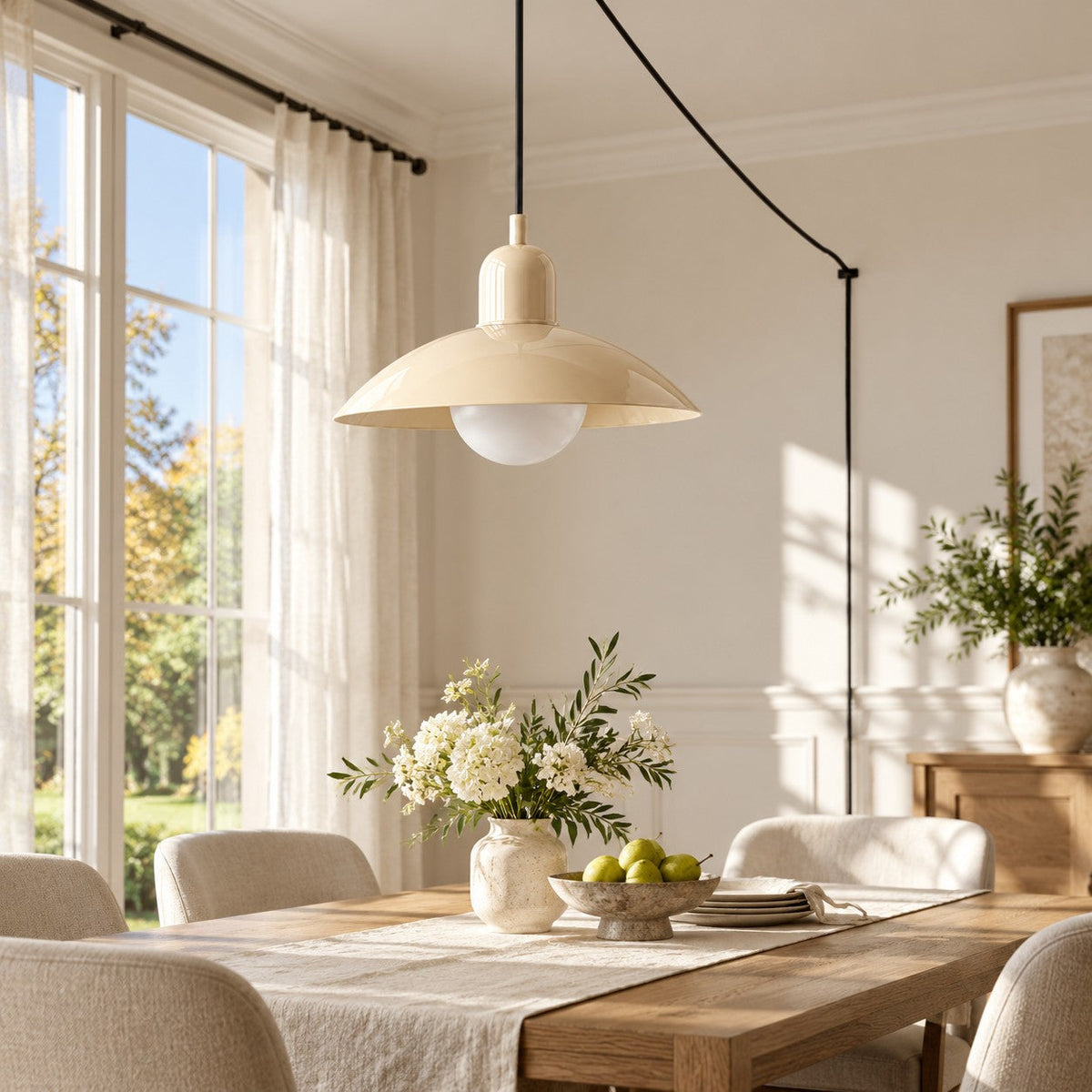 Home Decor : Mid Century Bauhaus Plug-In Pendant Light in van Vandaliamo