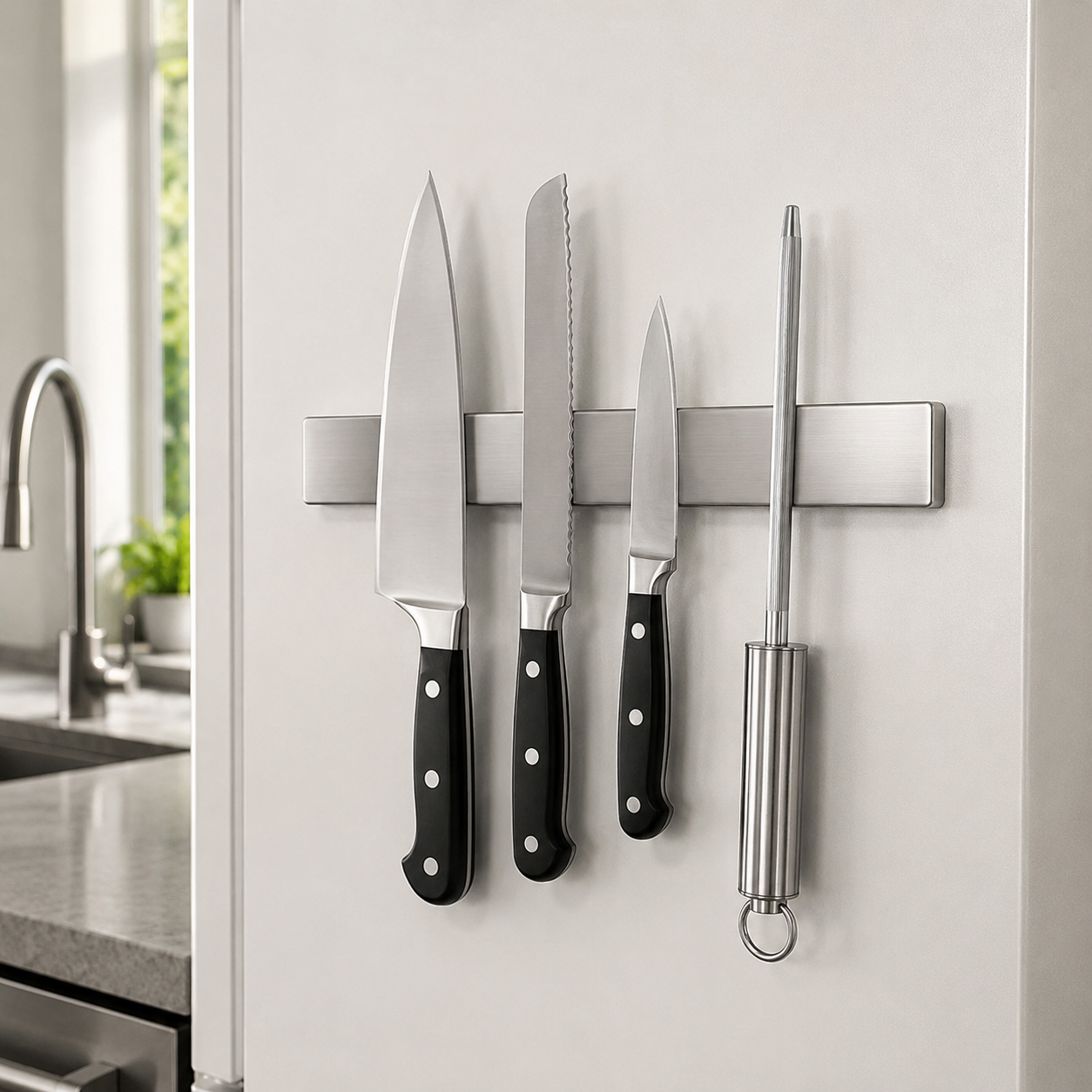 14 Inch Stainless Steel Magnetic Knife & Tool Holder Bar