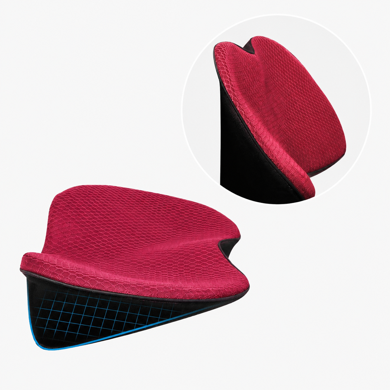 Memory Foam Car Booster Seat Cushion