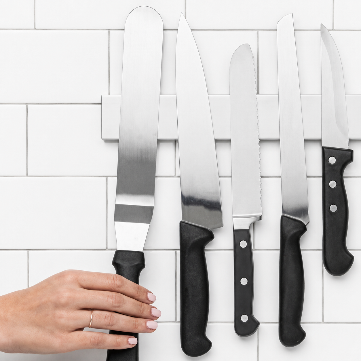 14 Inch Stainless Steel Magnetic Knife & Tool Holder Bar