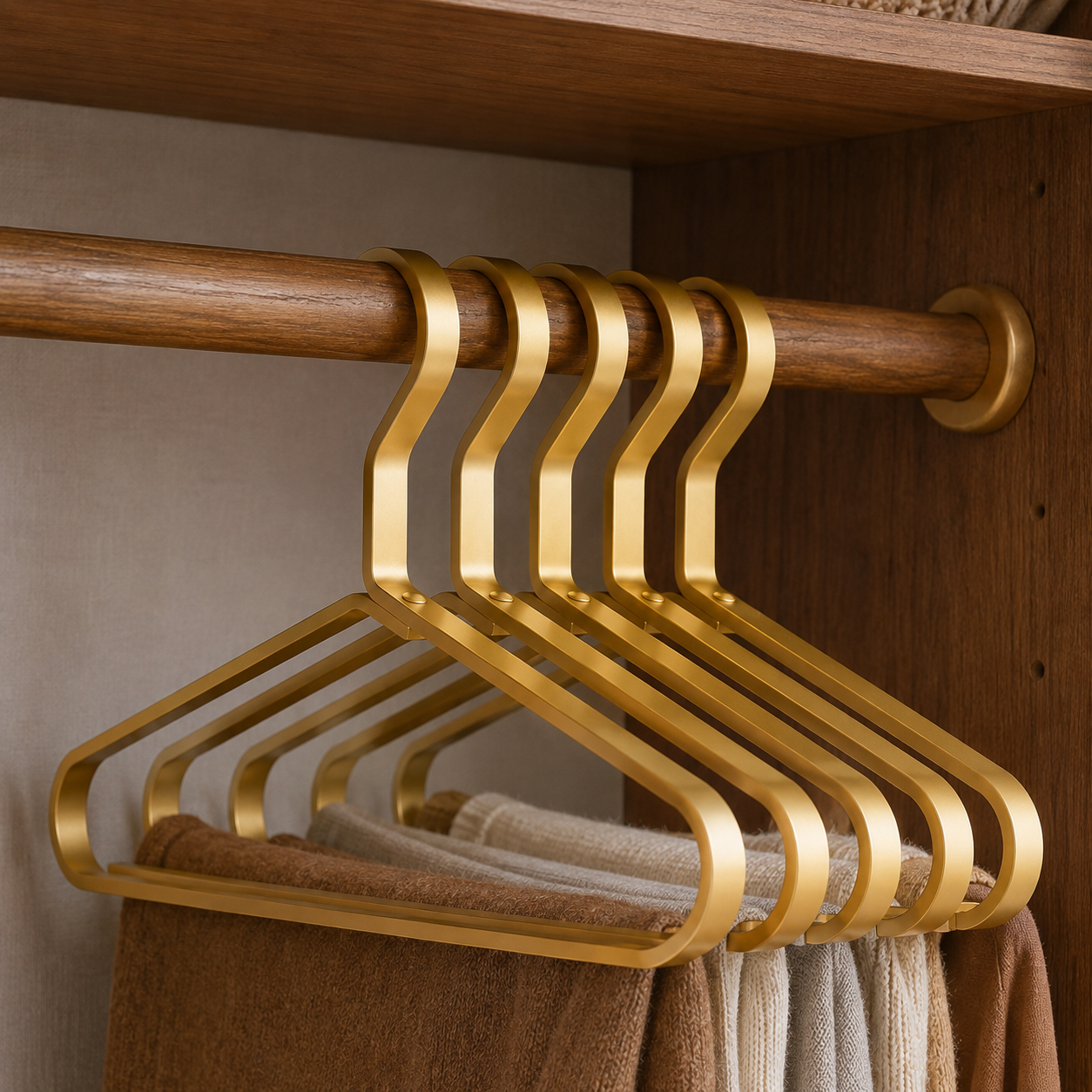 Kleiderbügel : Non-slip Slim Aluminum Hangers in van Vandaliamo