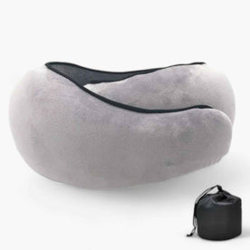 other : Ergonomic Memory Foam Travel Neck Pillow in Light Gray van Vandaliamo