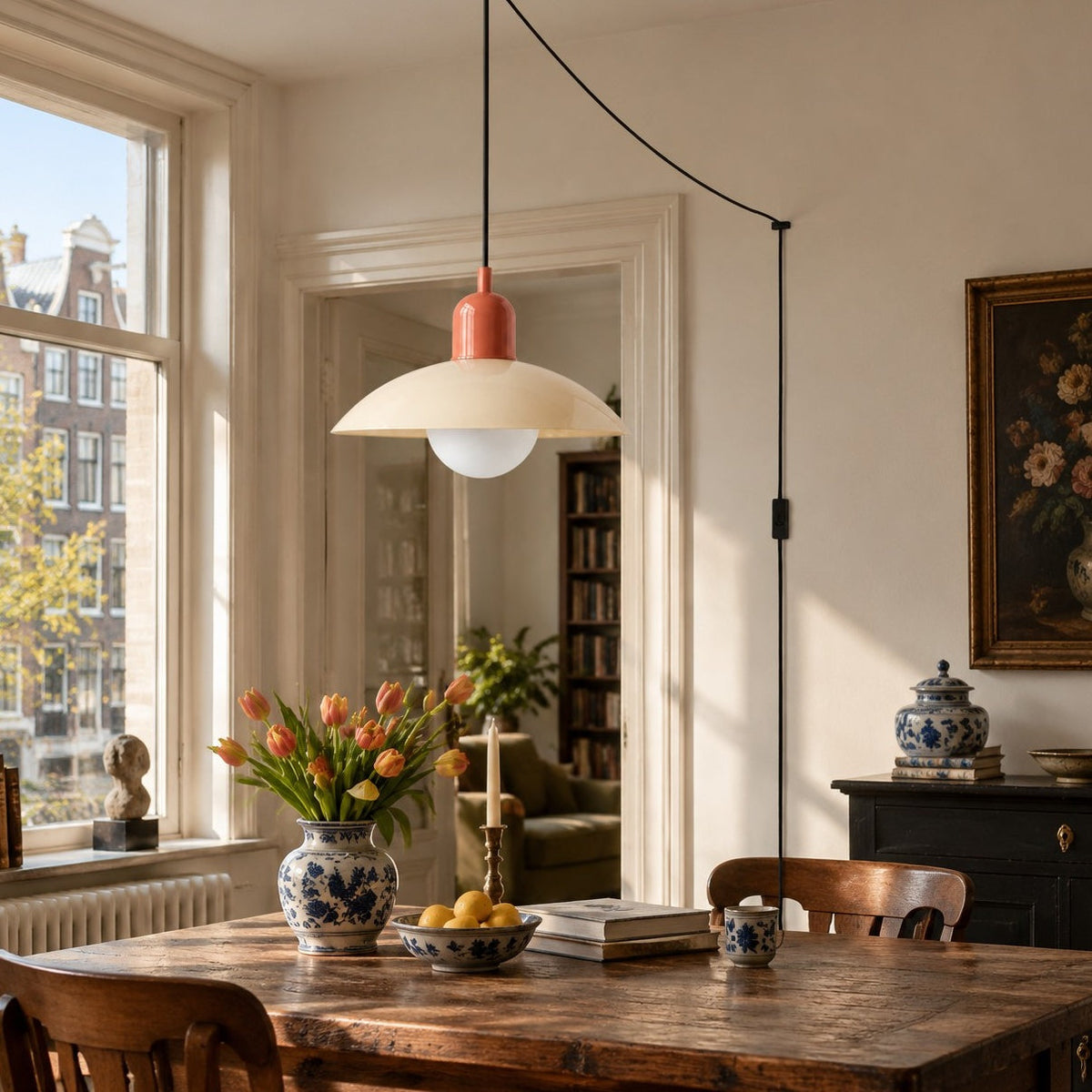 Home Decor : Mid Century Bauhaus Plug-In Pendant Light in van Vandaliamo