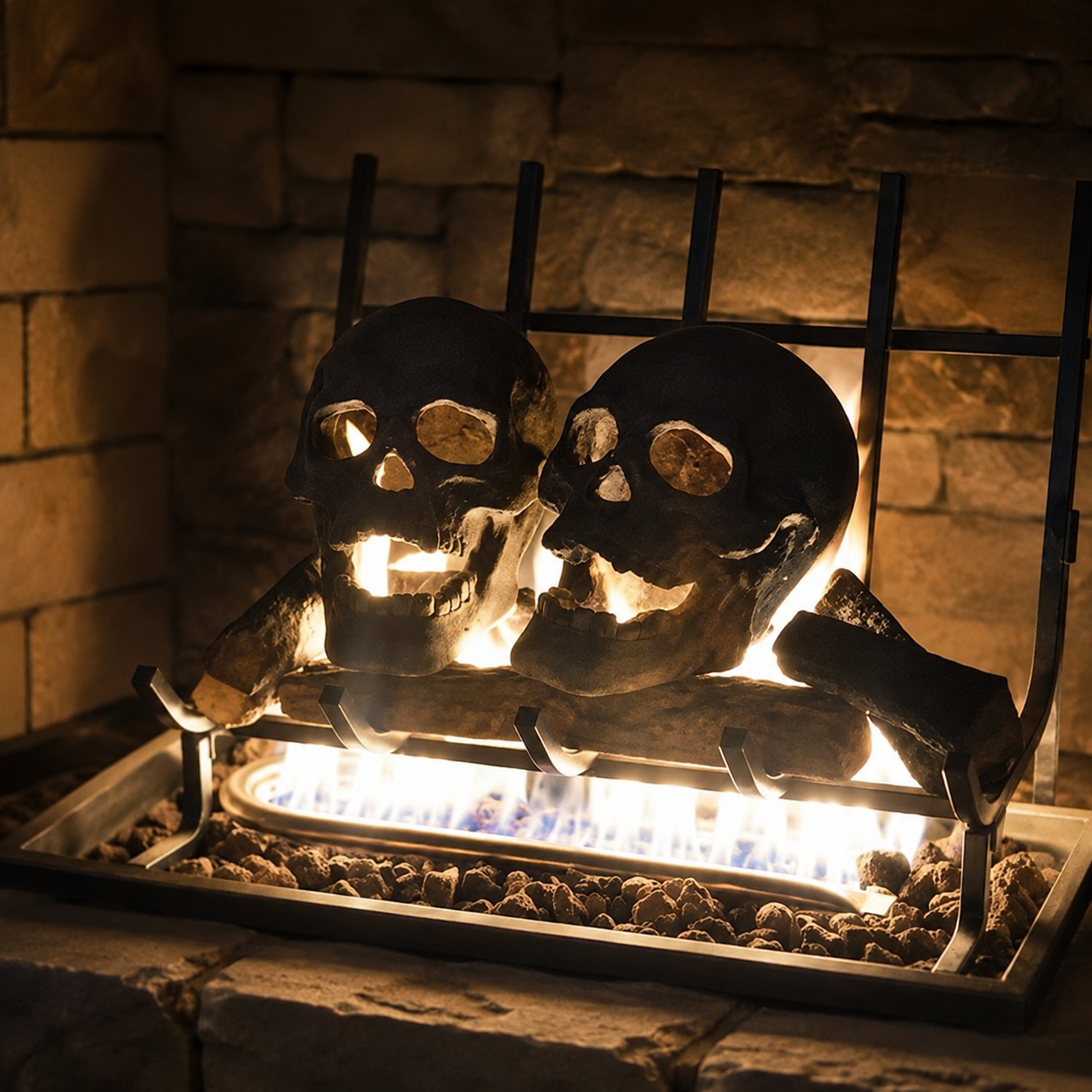 Gifts – Seasonal – Halloween : Ceramic Skull Ornament Design in van Vandaliamo