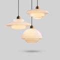 Calistre - Mid-Century Milky Glass Pendant Light