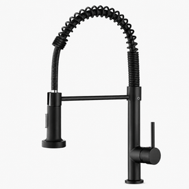 Home & Garden > Kitchen & Dining : Pull-Down Commercial Spring Kitchen Faucet in Black van Vandaliamo