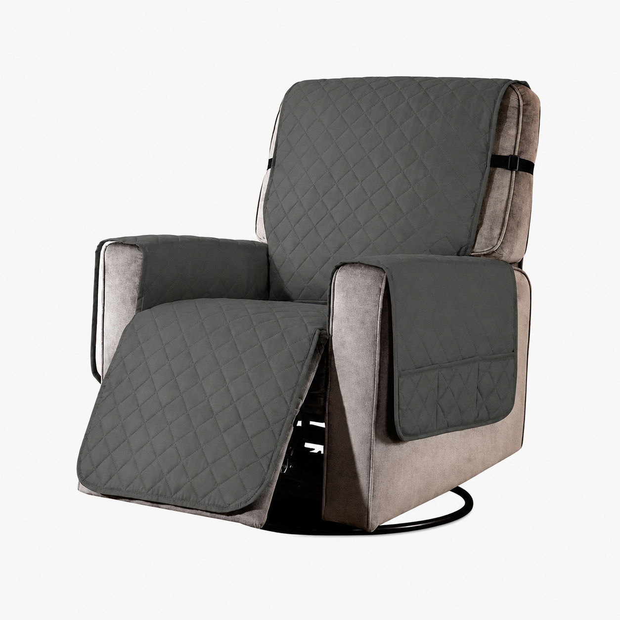 house & garden : Universal Soft Armchair Cover in Gray van Vandaliamo