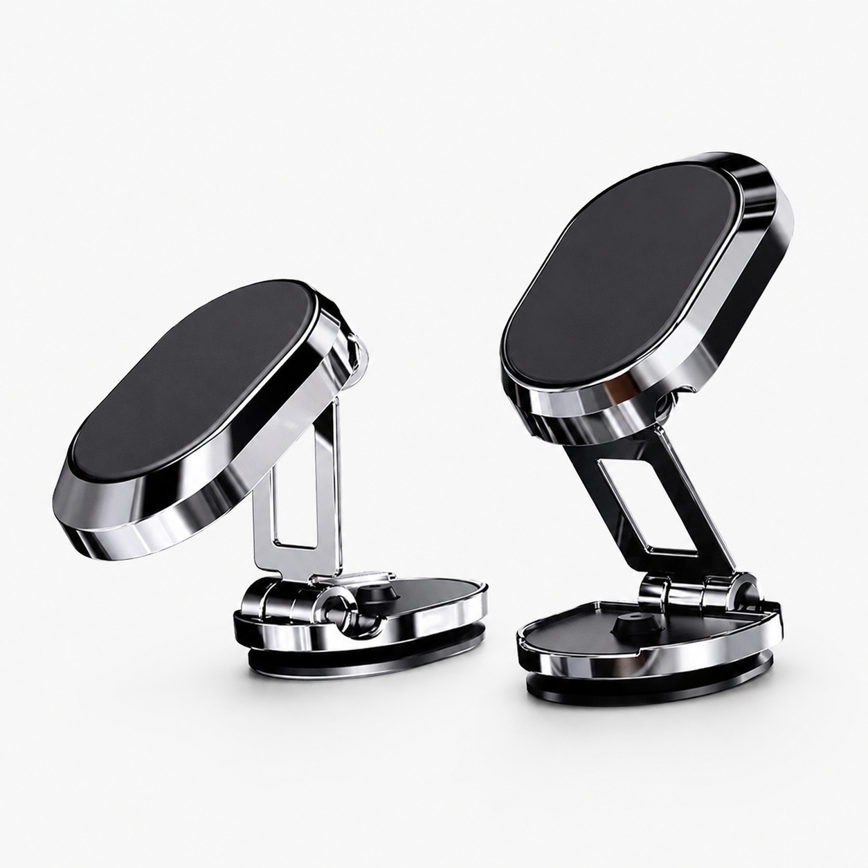 Folding Magnetic Alloy Car Phone Holder