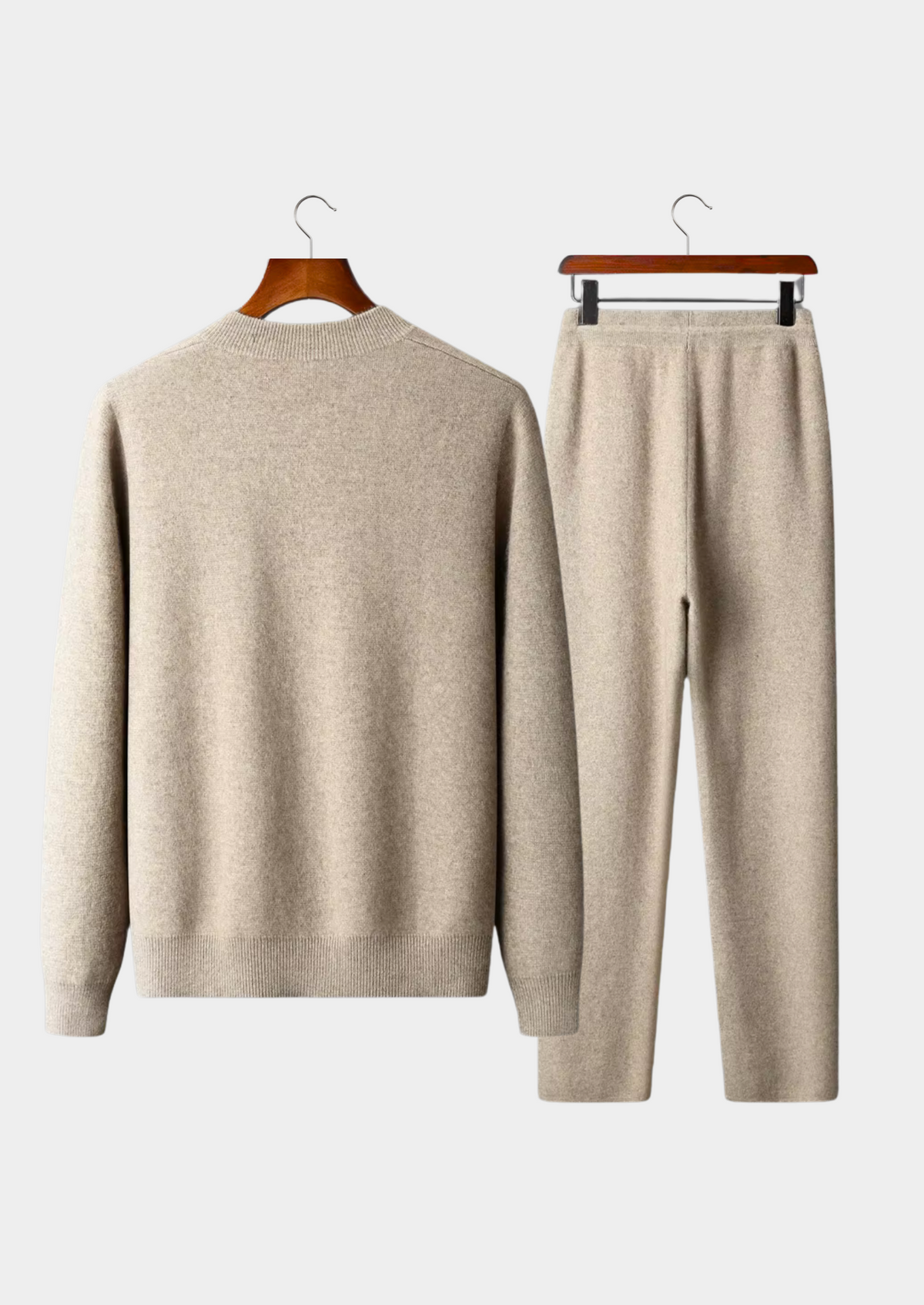 Menswear/Knitwear : Men's Knitted Set - Zip Vest with Round Neck in van Vanda Liamo