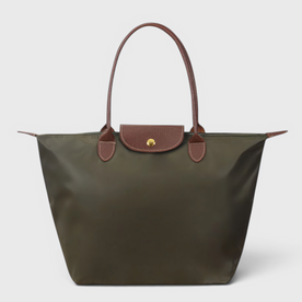 Handbag : Nylon Handbag for Work & Everyday – Spacious, Stylish & Practical in Green van Vandaliamo