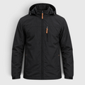 Men's Waterproof Windproof Hiking Jacket - Multiple Zip Pockets