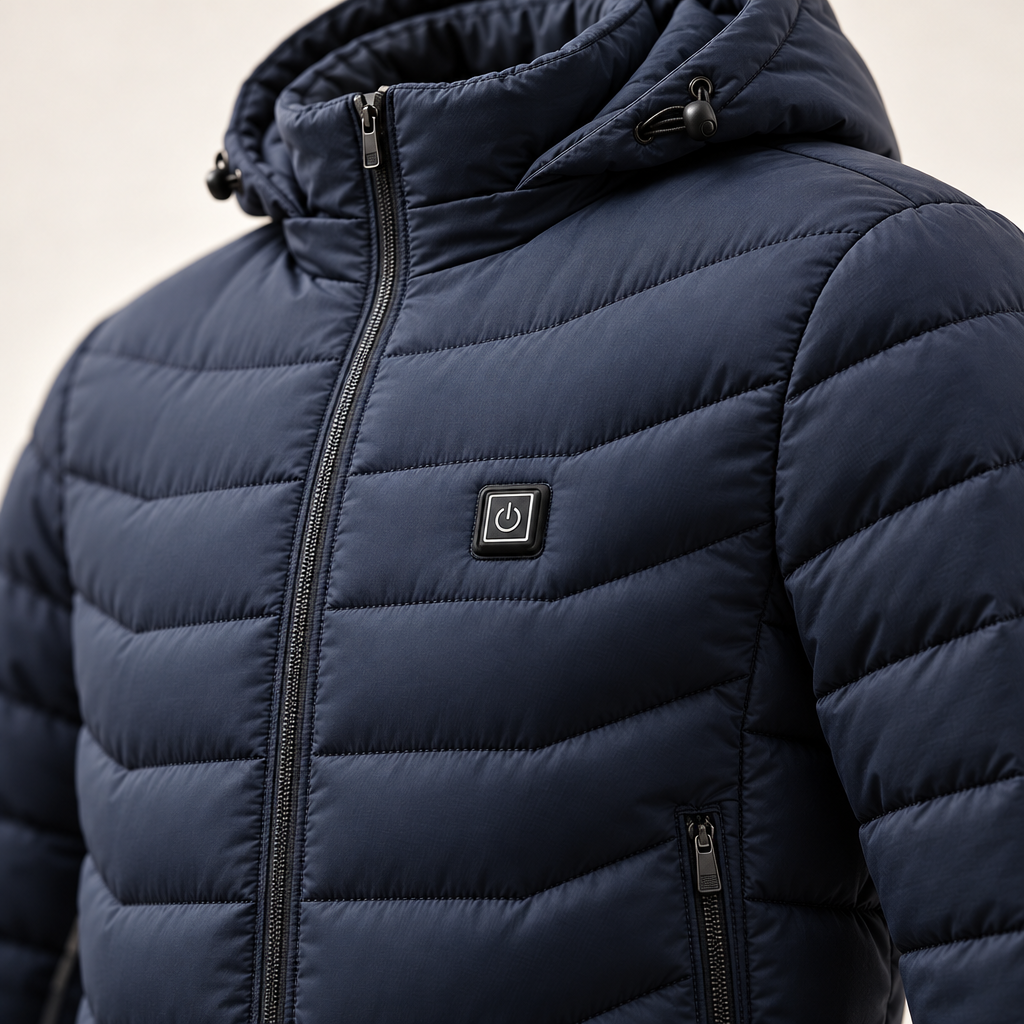 Jackets : Unisex Rechargeable Heated Winter Jacket - Adjustable Heat Zones in van Vanda Liamo
