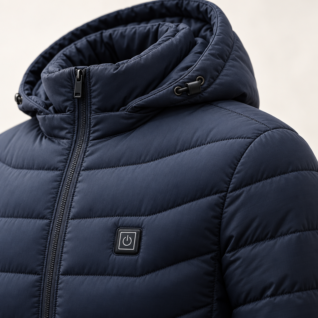 Jackets : Unisex Rechargeable Heated Winter Jacket - Adjustable Heat Zones in van Vanda Liamo