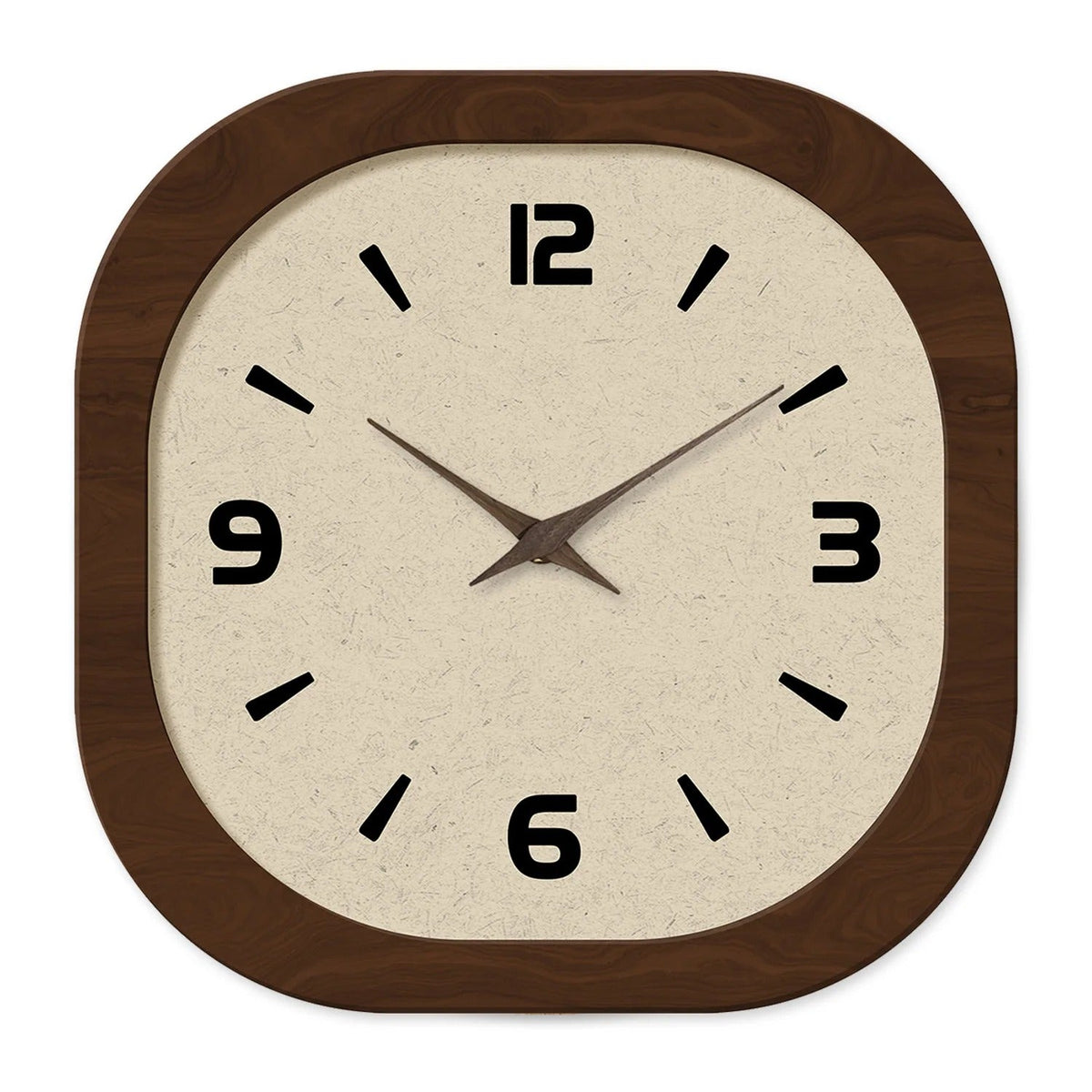 Square Wood Wall Clock – Vintage Design, Best-Seller