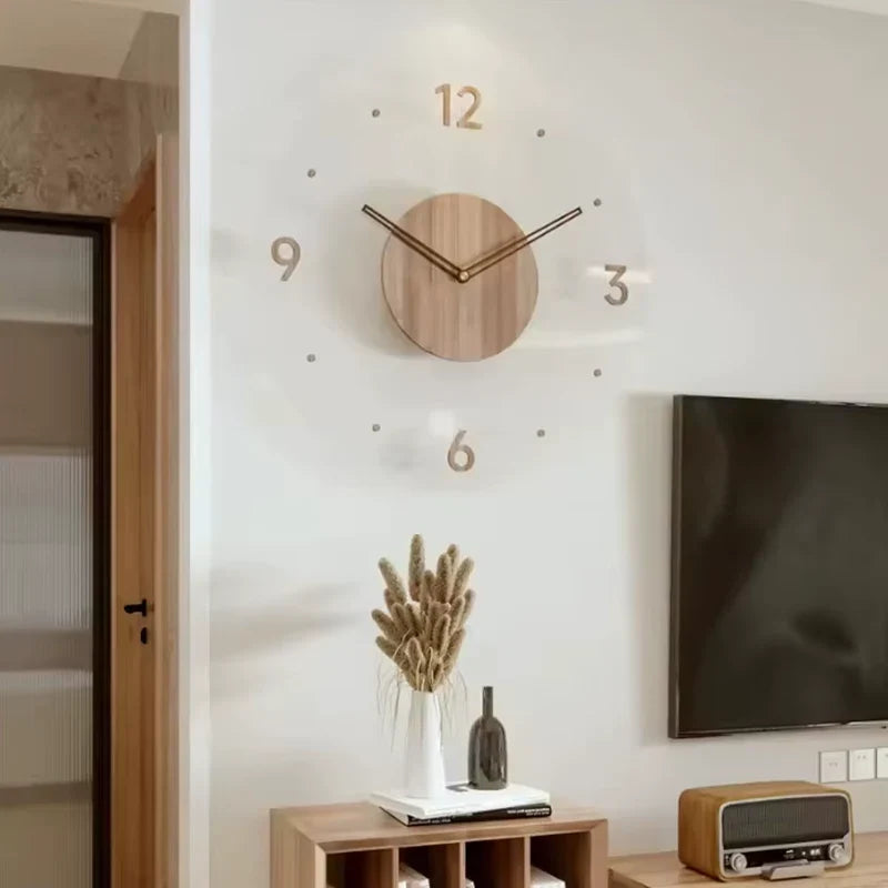 Minimal Wood Wall Clock – Clean Design, Best-Seller