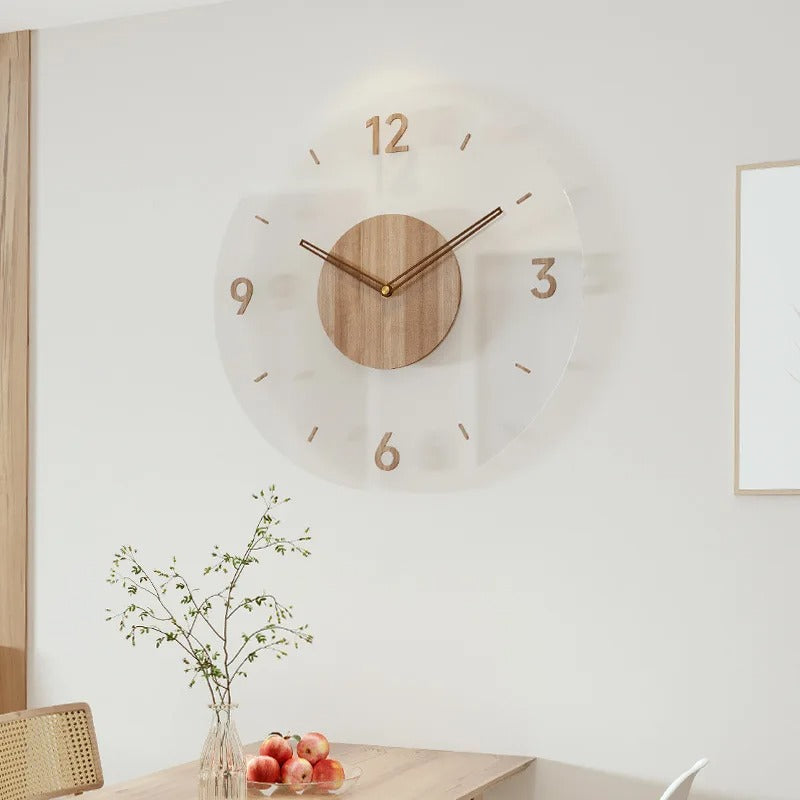 Minimal Wood Wall Clock – Clean Design, Best-Seller