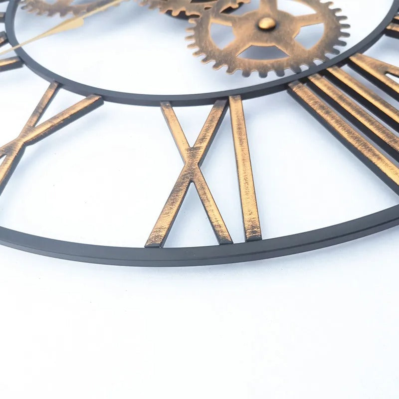 Metal Gears Wall Clock – Industrial Style, Best-Seller