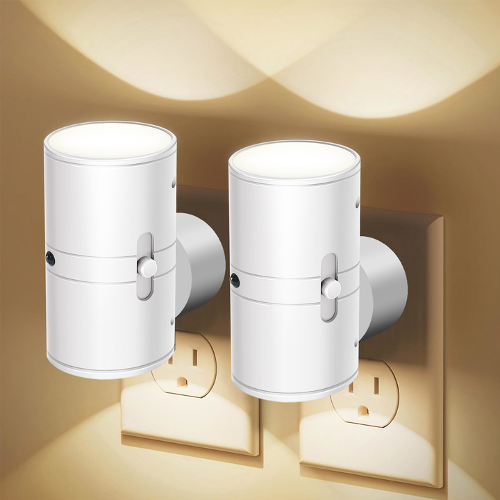 Dimmable Wall Night Light – LED Plug-In Lamp for Bedroom & Hallway