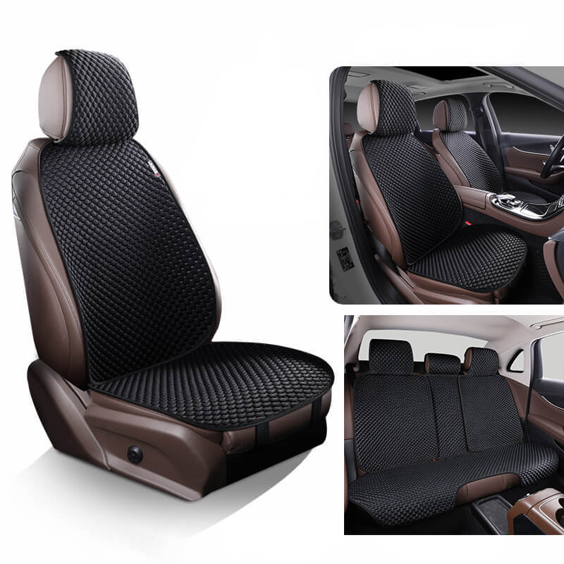 Garage & Vehicles : Cooling, breathable car seat protector in Black Complete set van Vandaliamo