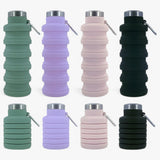 500ml Foldable Silicone Water Bottle