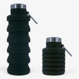 Home & Garden : 500ml Foldable Silicone Water Bottle in Black van Vandaliamo