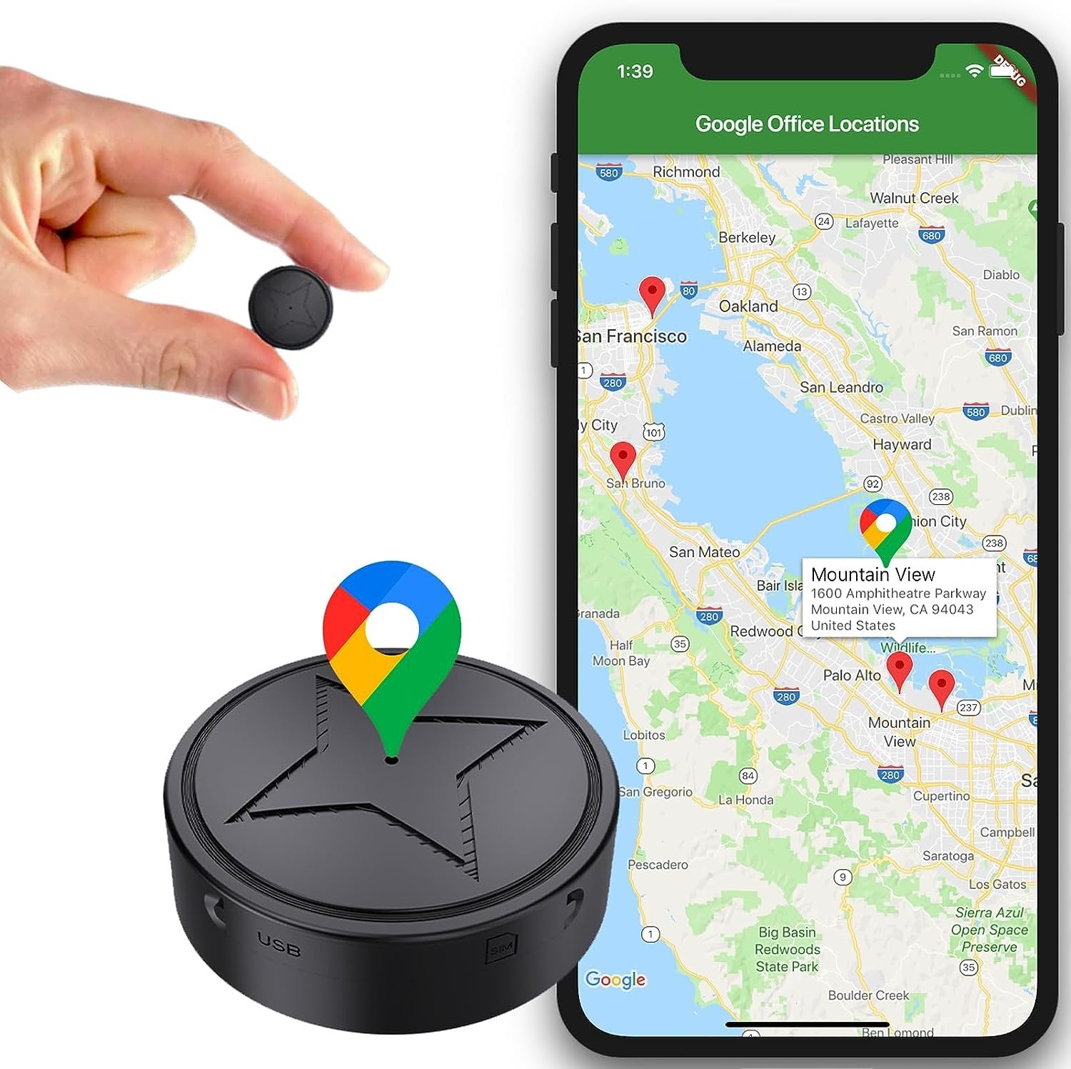 Garage & Vehicles : Mini GPS Tracker for Cars & Vehicles - Live Monitoring in van Vandaliamo