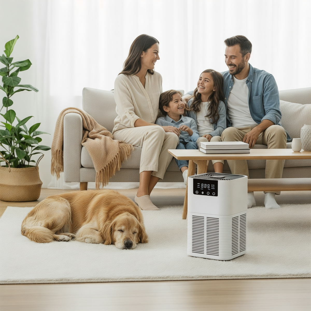 Home Decor : LuftRein HEPA Air Purifier - Compact Home Air Cleaner in van Vandaliamo