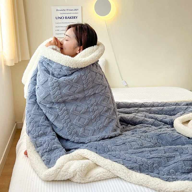 Home Decor : Thick Lambswool Winter Blanket - Ultra Warm Throw in van Vandaliamo