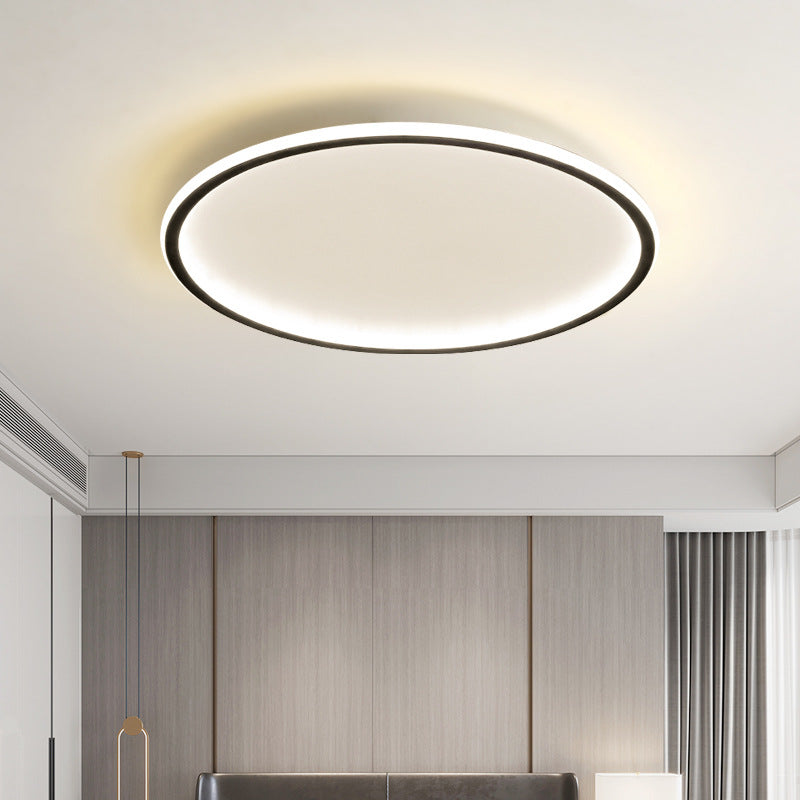 Ceiling Lamp, Round Scandinavian LED, Dimmable, Aluminum