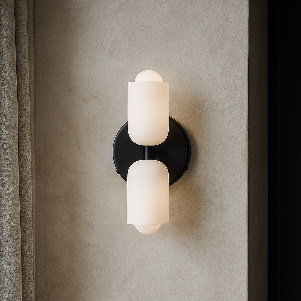 Nordic Minimalist Up-Down Wall Lamp - Diffused Glow