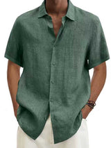 Men's Casual Short-Sleeve Shirt - Everyday Button-Up