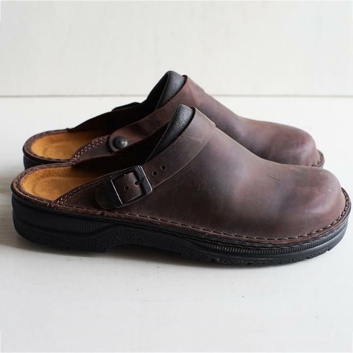 Slippers : Men's Orthopedic Leather Slippers in van Vandaliamo