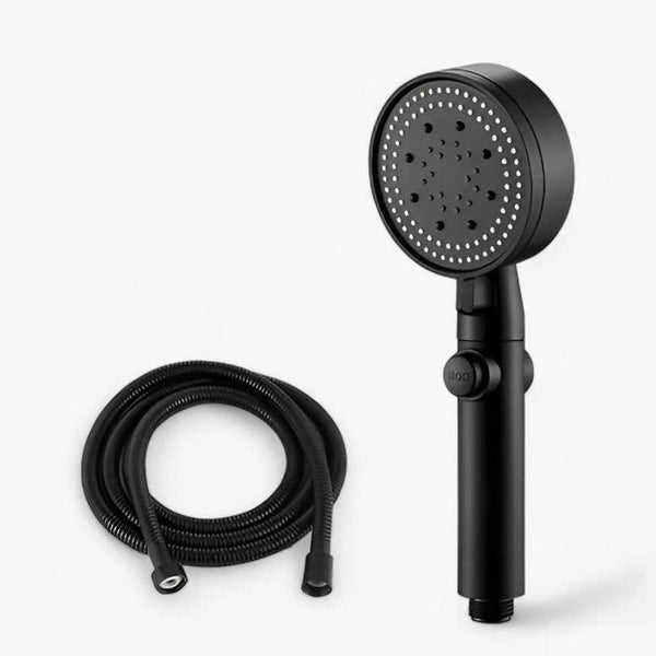 house & garden : AquaBoost | Shower Head - Powerful and Customizable Showers in Style 1-Black hose van Vandaliamo