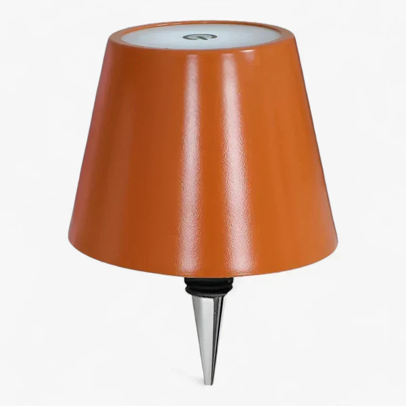 other : Wireless LED Lamp in the shape of a wine bottle - Portable, Rechargeable Decorative Lighting in Orange A van Vandaliamo