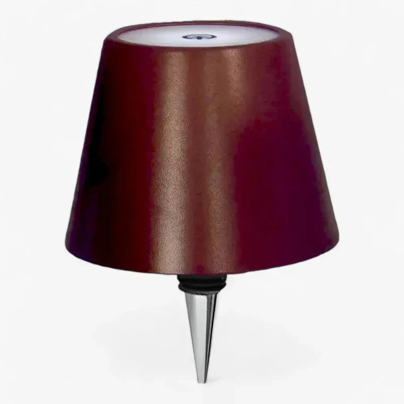 other : Wireless LED Lamp in the shape of a wine bottle - Portable, Rechargeable Decorative Lighting in Brown A van Vandaliamo