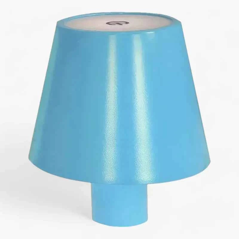 other : Wireless LED Lamp in the shape of a wine bottle - Portable, Rechargeable Decorative Lighting in Blue B van Vandaliamo