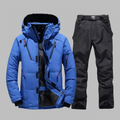 Men's Waterproof Warm Ski Suit - Insulated One-Piece