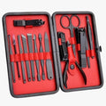 15-Piece Professional Stainless Steel Manicure & Pedicure Grooming Kit