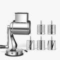 5-in-1 Rotary Food Grater, Shredder & Slicer
