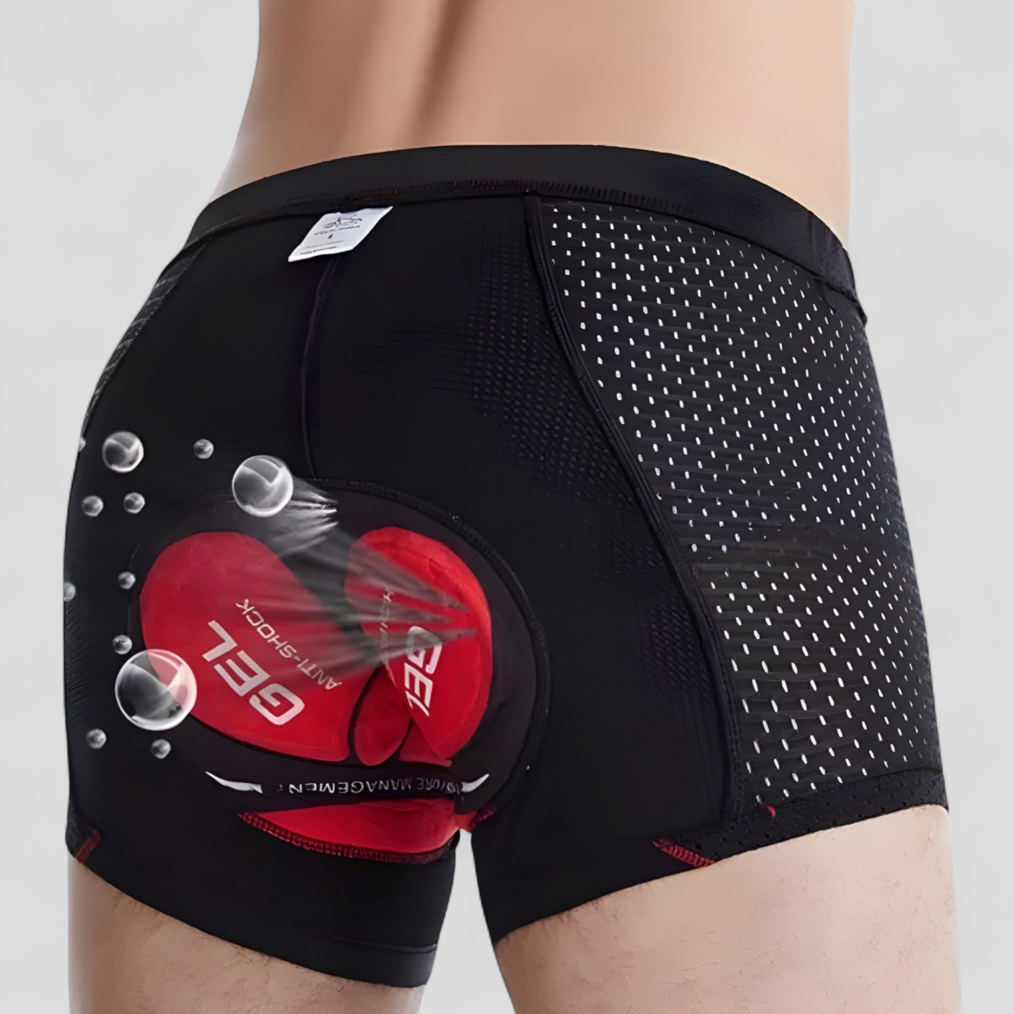 Pantaloncini da ciclismo con imbottitura in gel 5D – Traspiranti e ad asciugatura rapida - € : Men's 5D Gel Padded Breathable Cycling Shorts for Road and MTB Bikes in van Vandaliamo