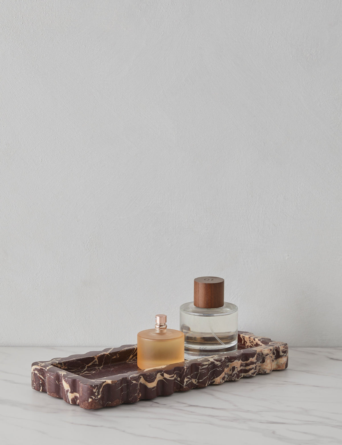 ScallopTray Marble Decorative Tray