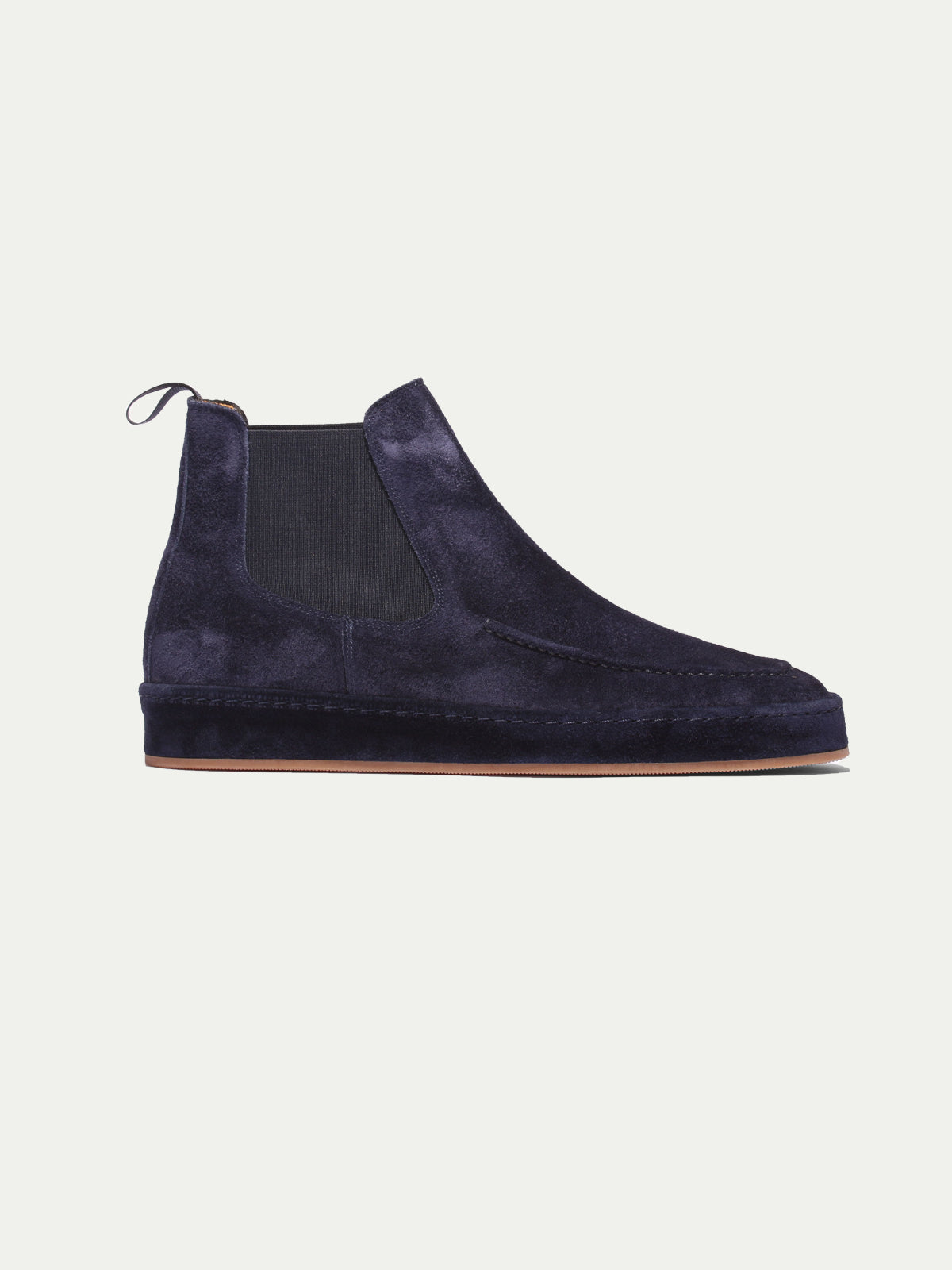 Footwear : Men's Suede Chelsea Boot - Suede Sole with Elastic Side Panels in van Vanda Liamo